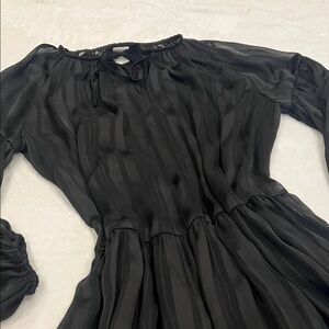 H&M Black Long Sleeve Dress